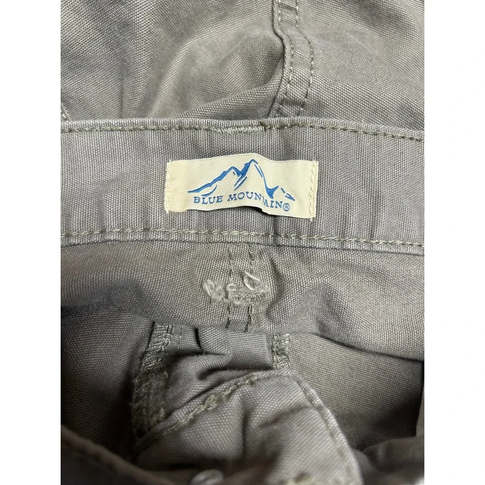 Blue Mountain Mens Canvas Utility Work Pants Brown 42x30
